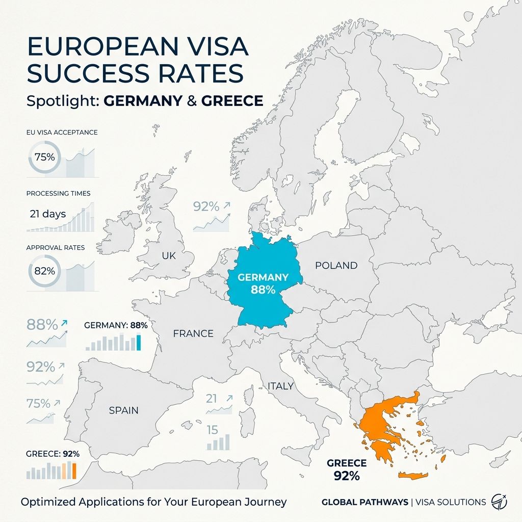 En Kolay Schengen Vizesi Veren Ülkeler 2026: Ret Oranları ve İstatistikler