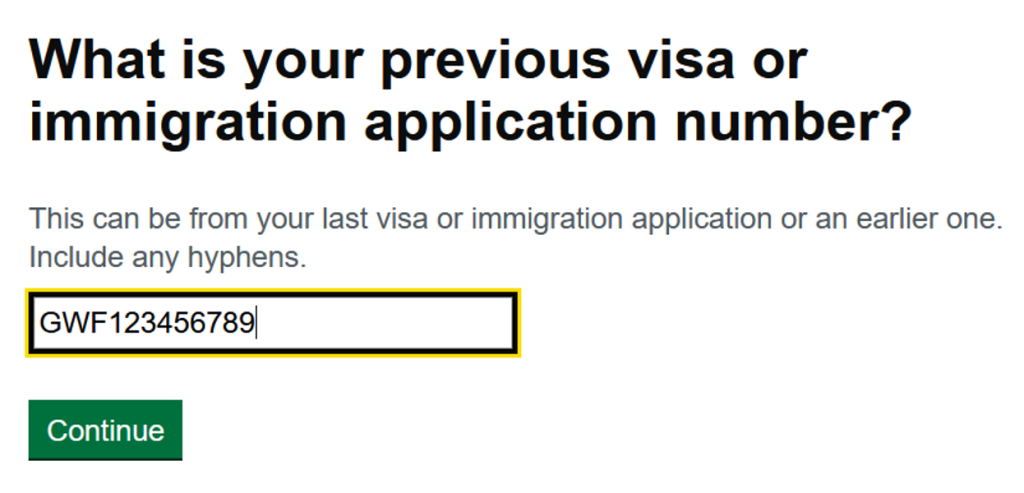 GWF Number Entry